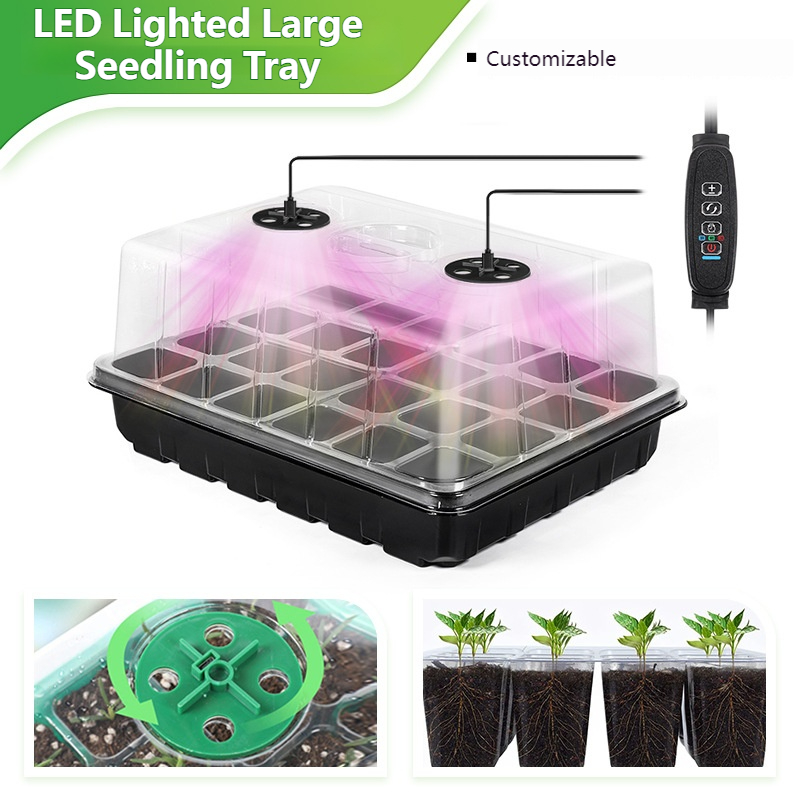 Dome Propagation Kit - طقم صينية شتلات بـ 24/48 خلية