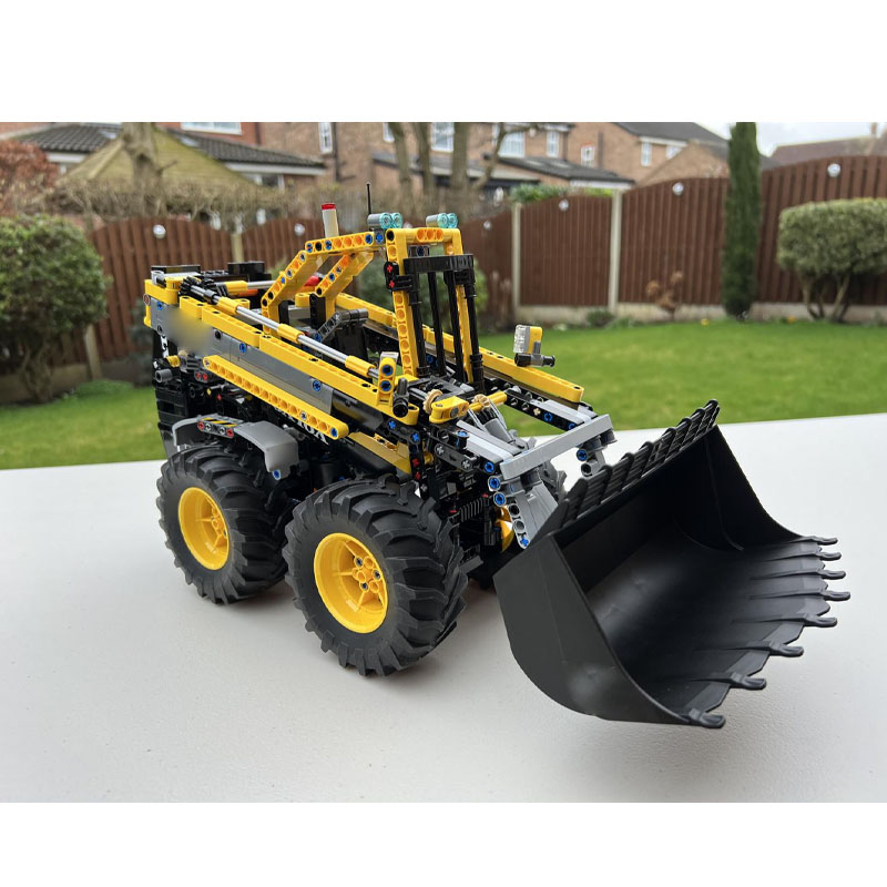 Urban Farming Building - MOC-104489 نموذج مكعبات بناء لودر انزلاقي