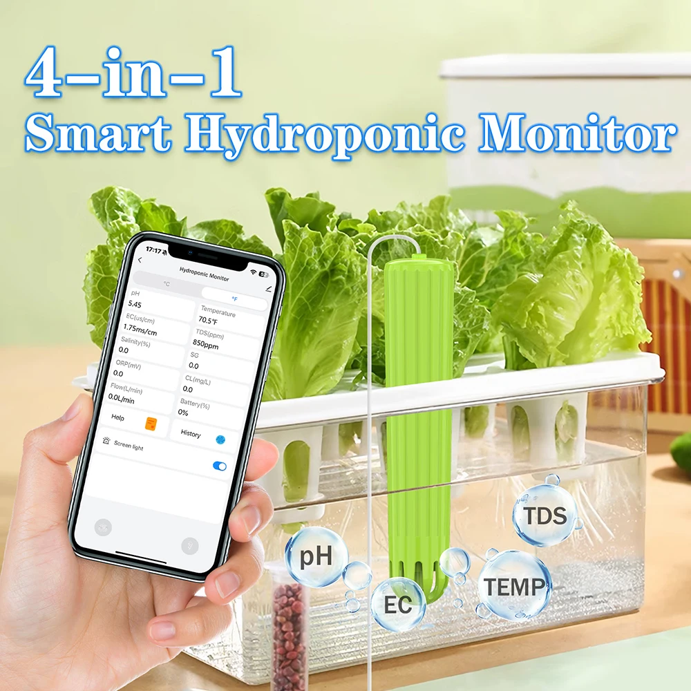 Kactoily 4-in-1 WiFi Sensor Ur - مراجعة Urban Farming Gardening وسعره