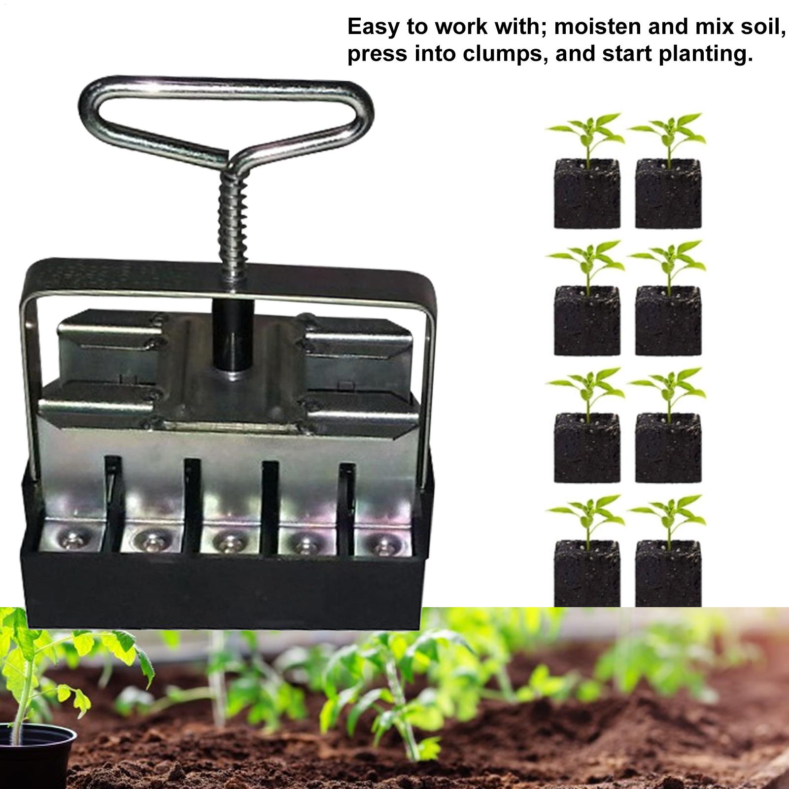 أداة تشكيل كتل التربة بمقبض مر - مراجعة Urban Farming Gardening وسعره