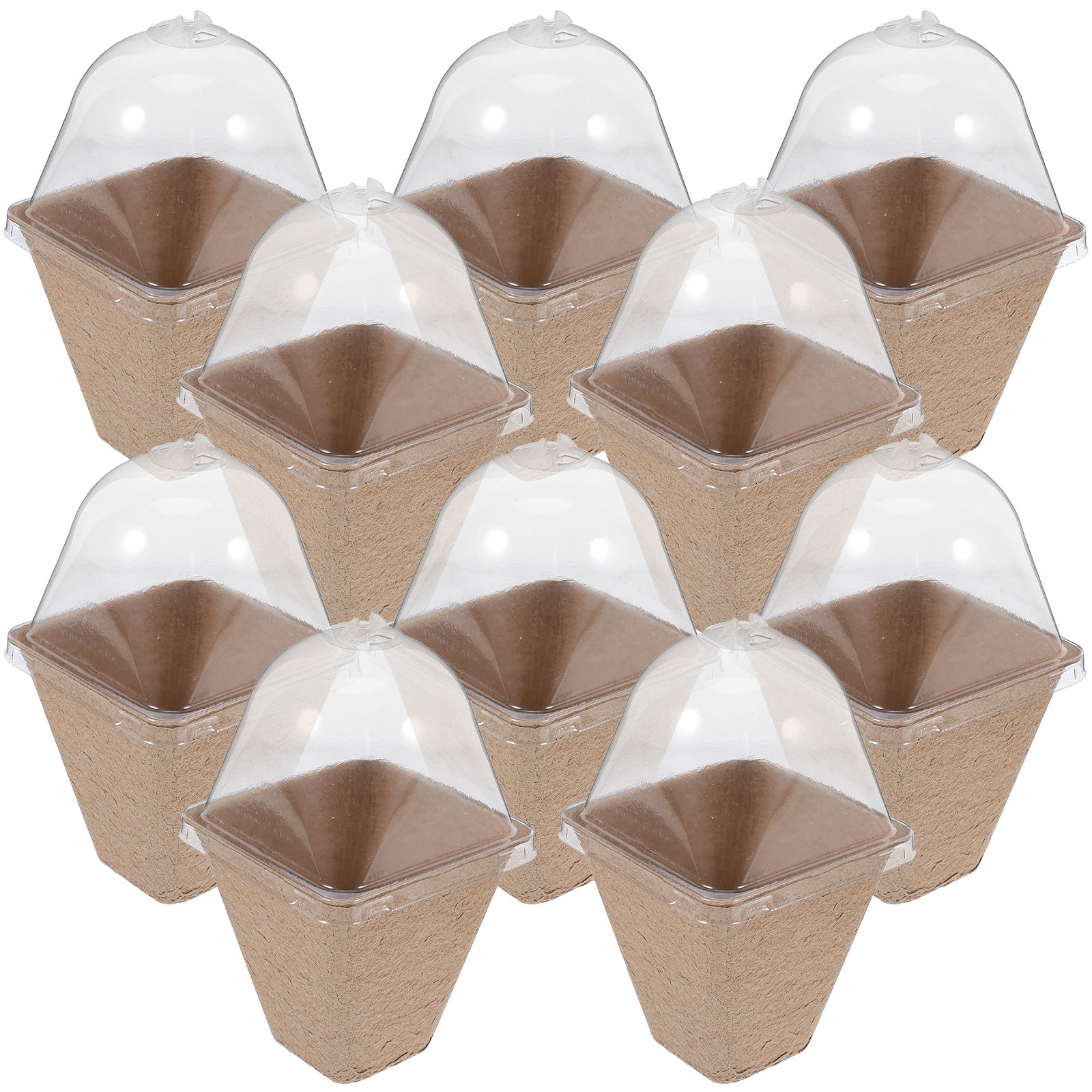 10 قطع من أوعية الزراعة المستد - مراجعة Dome Propagation Kit وسعره