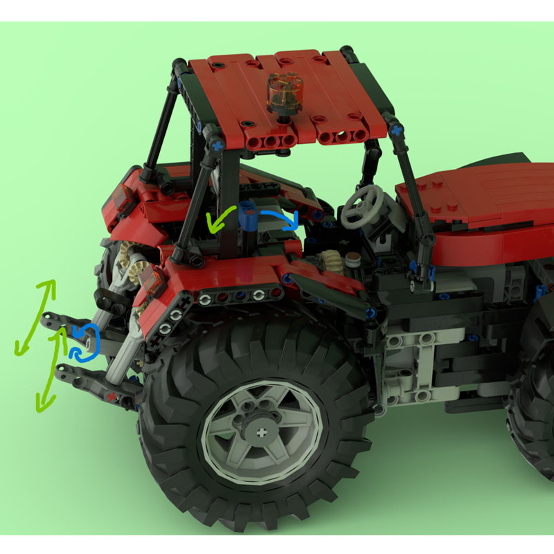 MOC-263208 نموذج جرار زراعي حض - مراجعة Urban Farming Building وسعره